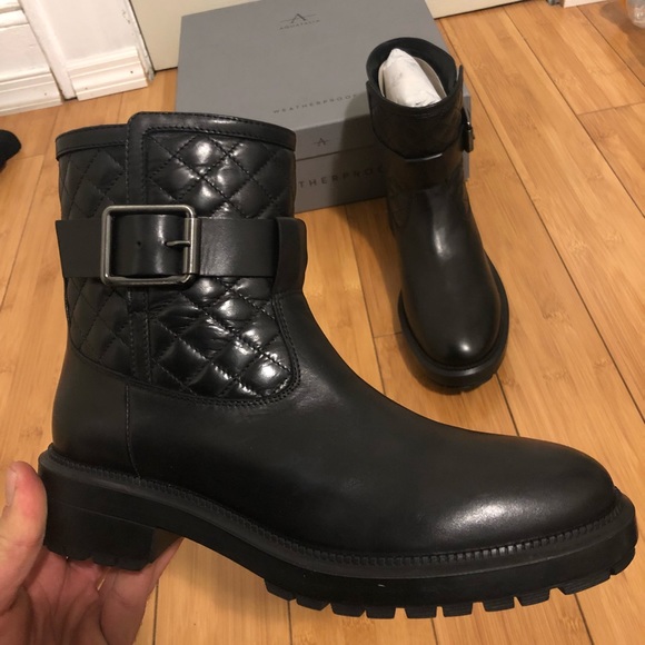 aquatalia quilted boots